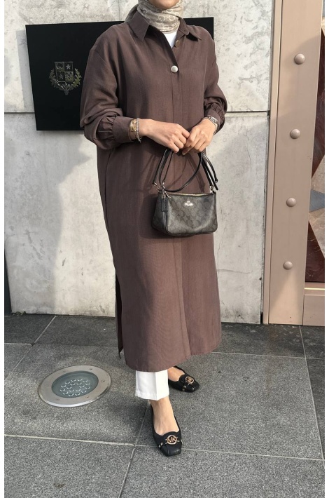 Kahverengi Tensel Ella Kap