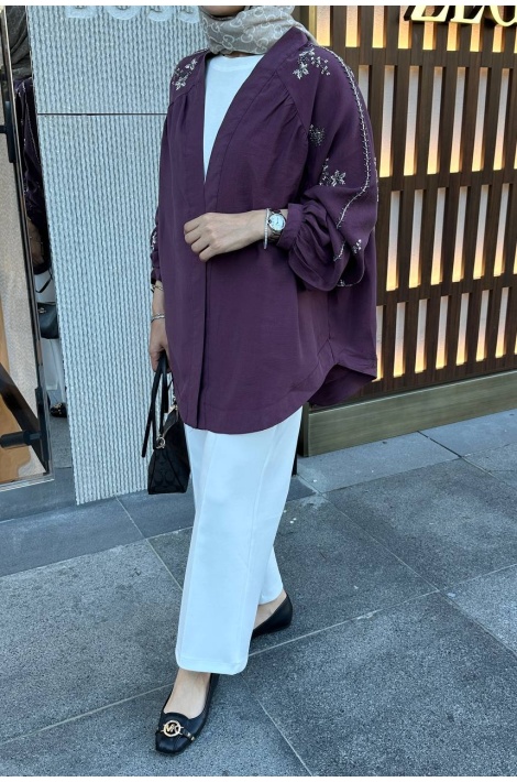 Mürdüm kimono