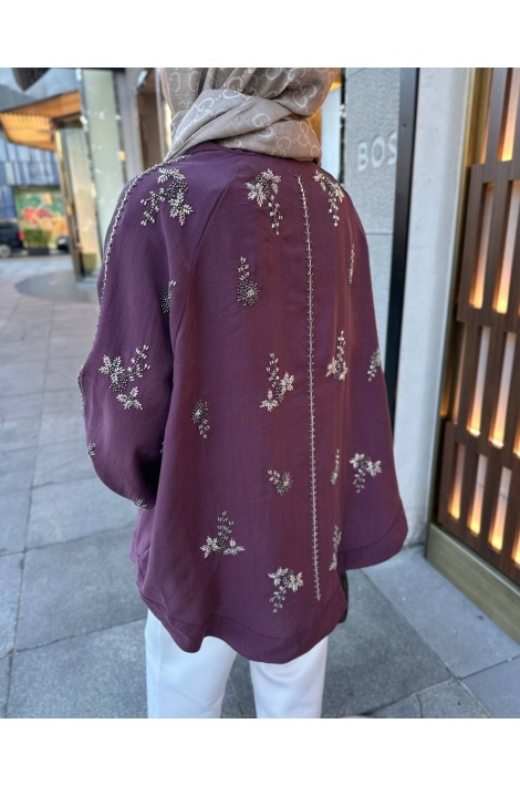 Mürdüm kimono