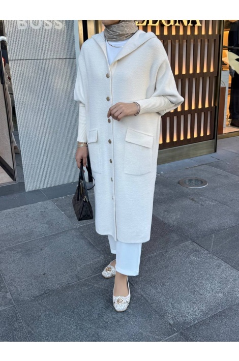 Ekru Bella Angora Kap
