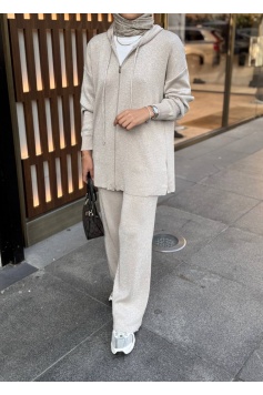 Bej Simli Merserize Takım