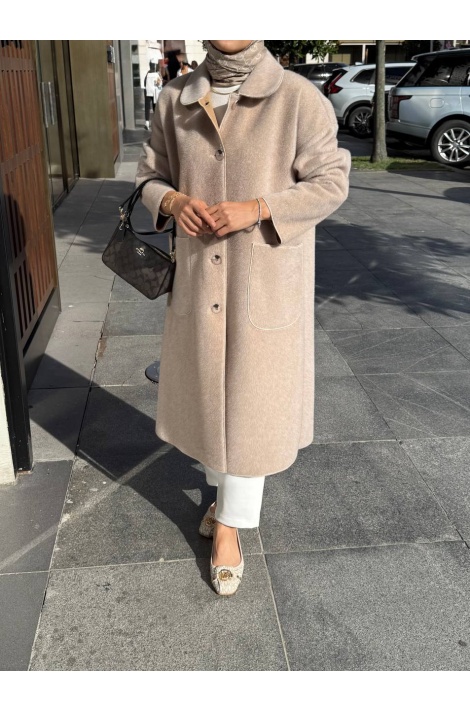 Bej Deve Tüyü Kaban