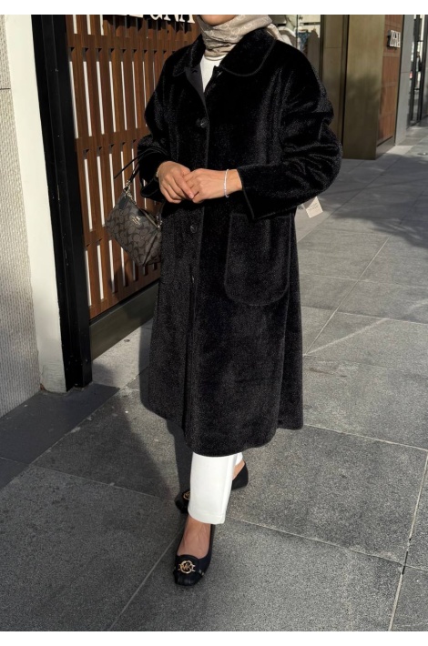 Siyah Deve Tüyü Kaban