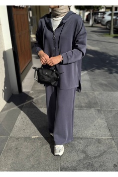 Kapşonlu Lacivert Oysho takım