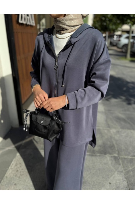 Kapşonlu Lacivert Oysho takım