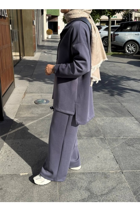 Kapşonlu Lacivert Oysho takım