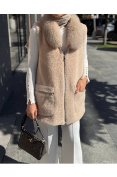 Vizon Kürklü Yelek