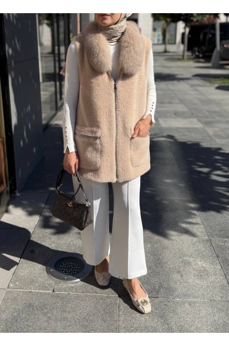 Vizon Kürklü Yelek