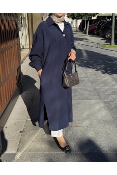 Lacivert Tensel Ella Kap