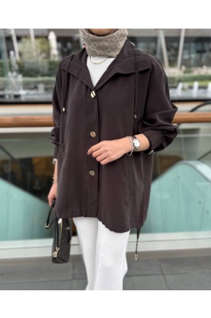 Kahverengi Lina Tensel Kap