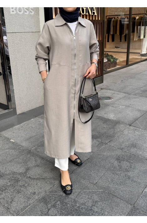 Taş Fermuarlı Tensel Kap