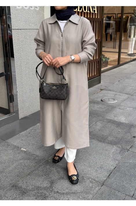 Taş Fermuarlı Tensel Kap