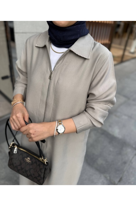 Taş Fermuarlı Tensel Kap