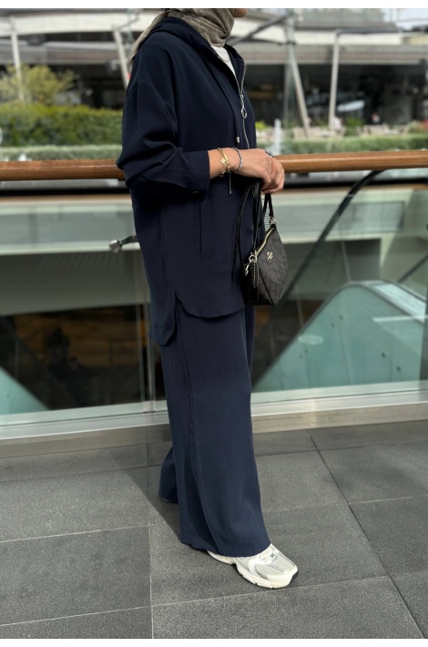 Lacivert Mery Tensel Takım