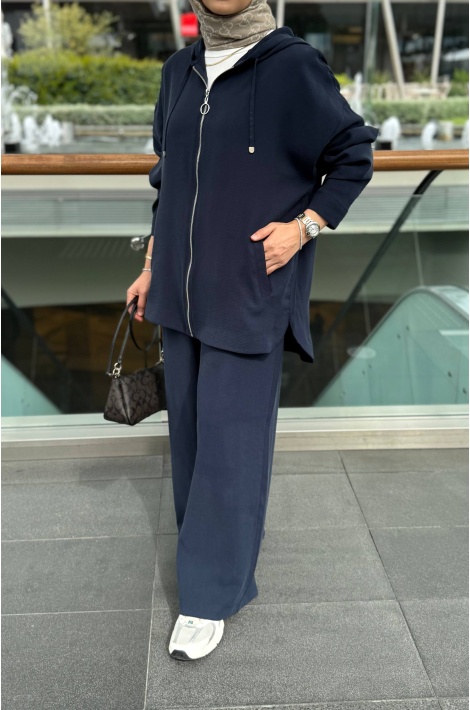 Lacivert Mery Tensel Takım