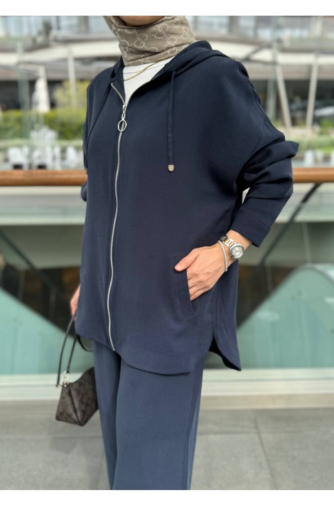 Lacivert Mery Tensel Takım