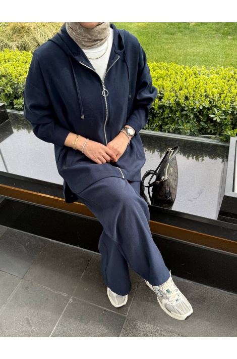 Lacivert Mery Tensel Takım